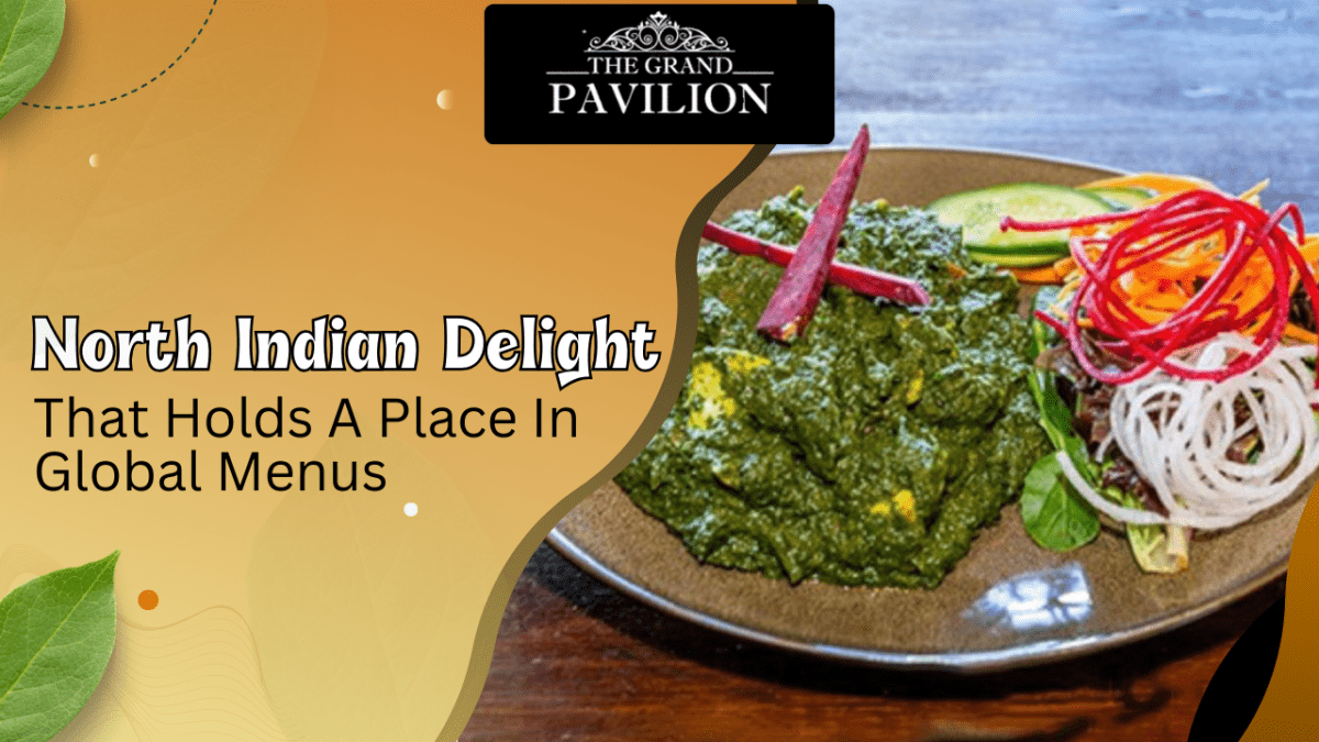 Palak Paneer, a well-known North Indian dish.
